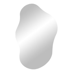 HOUSE NORDIC Palermo vggspegel, ekologisk - spegelglas och aluminium (40x60)