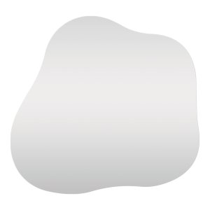 HOUSE NORDIC Palermo vgspejl, organisk - spejlglas og aluminium (50x55)