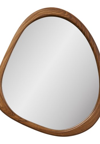 HOUSE NORDIC�Luxon v�gspejl, organisk - spejlglas og natur MDF (47x44)