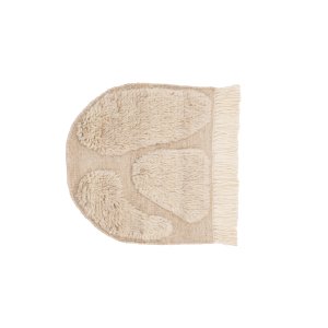 VIND COLLECTION Jakobsö vgtppe, rektangulr - offwhite uld (50x62)