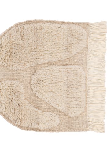 VIND COLLECTION Jakobsö billedvev, rektangulr - off-white ull (50x62)