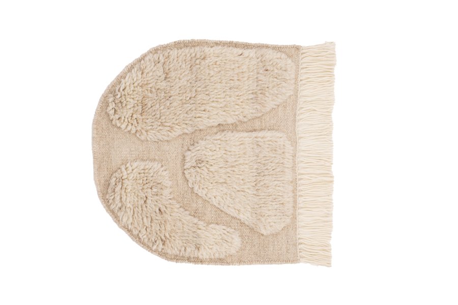 VIND COLLECTION Jakobsö billedvev, rektangulr - off-white ull (50x62)