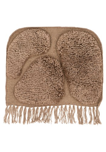 VIND COLLECTION Jakobsö billedvev, rektangulr - brun ull (50x62)