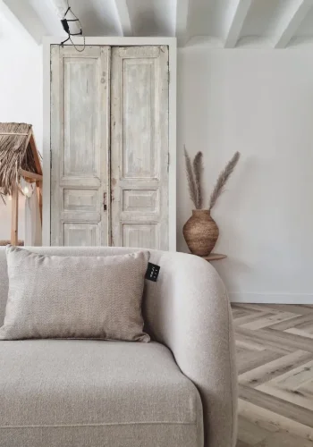 COSI FIRES Cosipillow Strick-Heizkissen, mit Akku, quadratisch - Naturstoff (50x50)