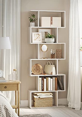 VASAGLE cube display bokhylle og romdeler - hvit sponplate