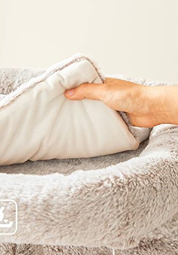 FEANDREA skrapestolpe, 6 niver, 2 plattformer, 1 hule, 2 Pom Poms, 1 hengekye, 1 stol - lysebrun plysj