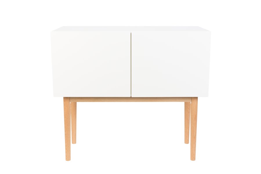 ZUIVER High On Wood skjenk, m. 2 drer - MDF og brun eik