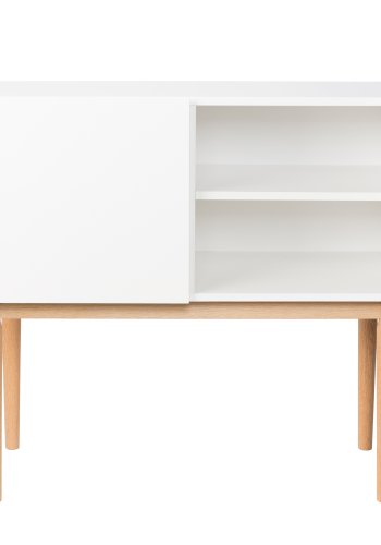 ZUIVER High On Wood skjenk, m. 2 drer - MDF og brun eik