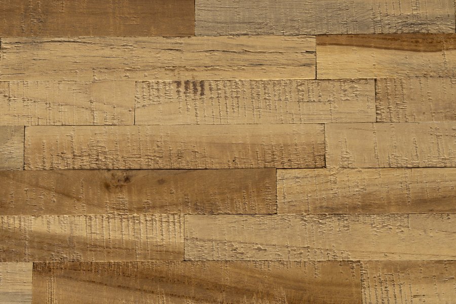 WHITE LABEL LIVING San-skap, m. 8 skuffer - brun teak og stl