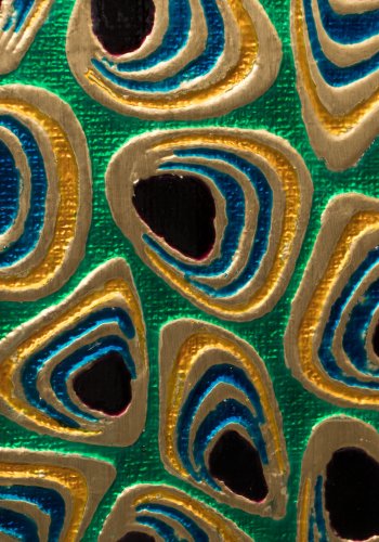 DUTCHBONE Meena skjenk, m. 2 drer og 1 hylle - flerfarget og brunt mangotre