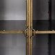DUTCHBONE Gertlush Vitrine, m. 2 Glastüren und Regalen - Goldeisen