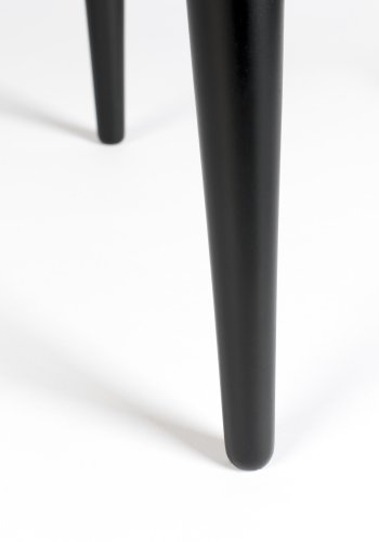 ZUIVER Barbierskap, m. 2 skyvedrer - svart eikefiner og gummitre