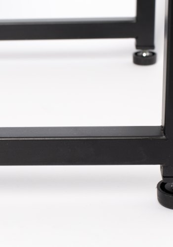 ZUIVER Flodka bokhylle - kryssfiner og svart jern