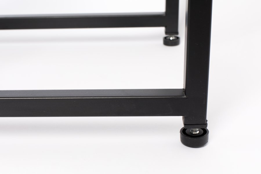 ZUIVER Flodka bokhylle - kryssfiner og svart jern