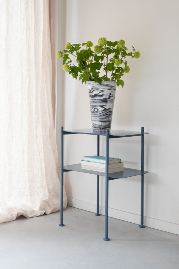 ZUIVER River bokhylle M - havbltt jern