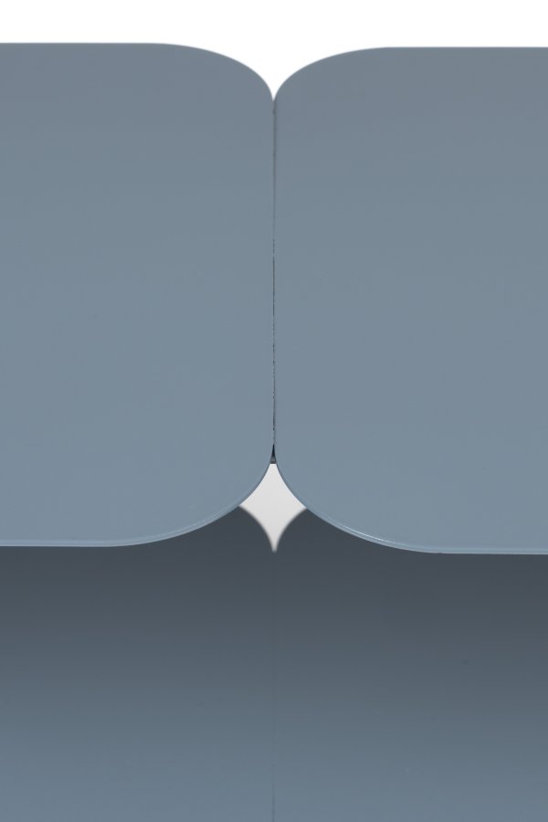 ZUIVER River bokhylle L - havbltt jern