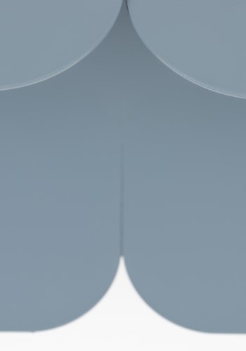 ZUIVER River bokhylle L - havbltt jern