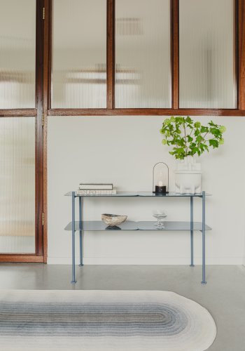 ZUIVER River bokhylle L - havbltt jern