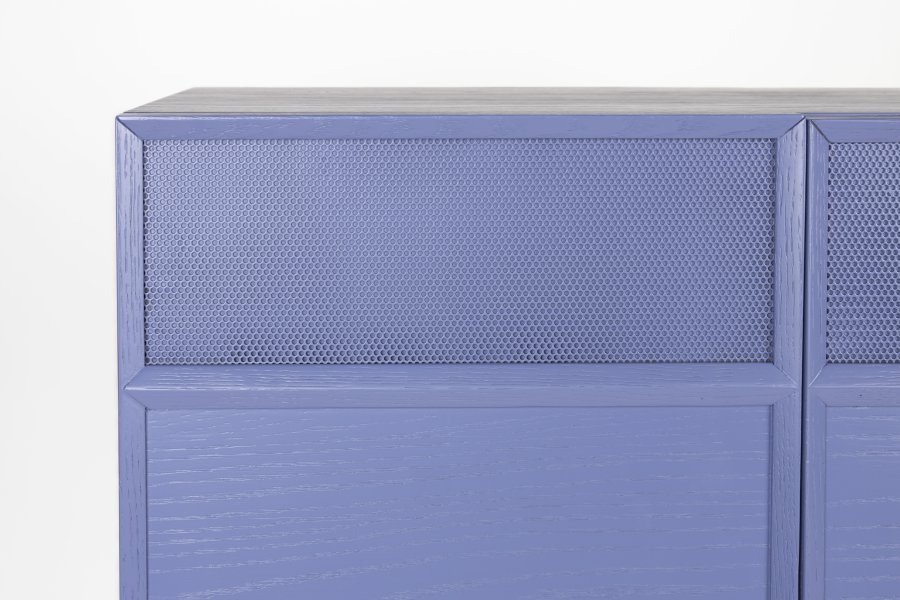 ZUIVER juniskap, m. 2 drer - havlilla eikefiner