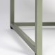 WHITE LABEL LIVING Herbe Stort skap, m. 2 drer og hyller - lysegrnn MDF/metall