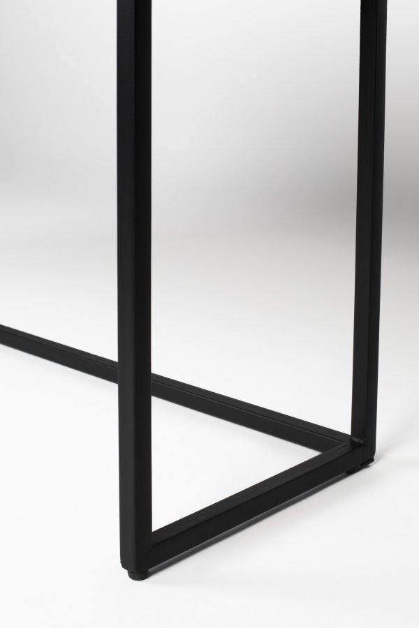 WHITE LABEL LIVING Webster skap S, m. 4 skuffer - brun gjenvunnet teak og jern