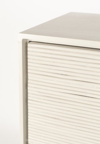 ZUIVER Morgen kommode, m. 4 skuffer - gr rotting/MDF/akasietre