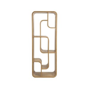 ZUIVER Seven reol - natur egefinér