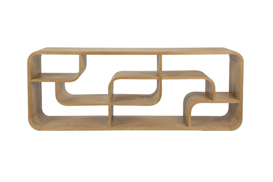 ZUIVER Seven bokhylle - naturlig eikefiner