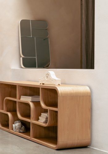 ZUIVER Seven bokhylle - naturlig eikefiner