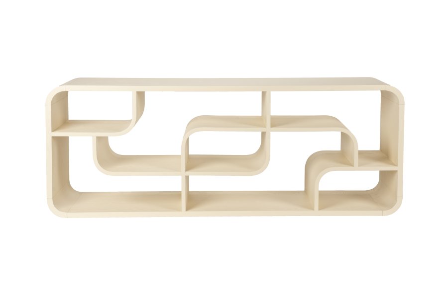 ZUIVER Seven bokhylle - beige eikefiner