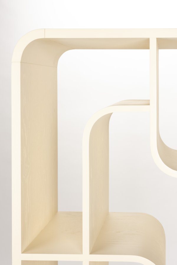 ZUIVER Seven bokhylle - beige eikefiner