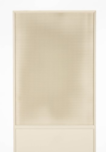 ZUIVER juniskap, m. 1 nettingdr og 3 hyller - beige metall og tre