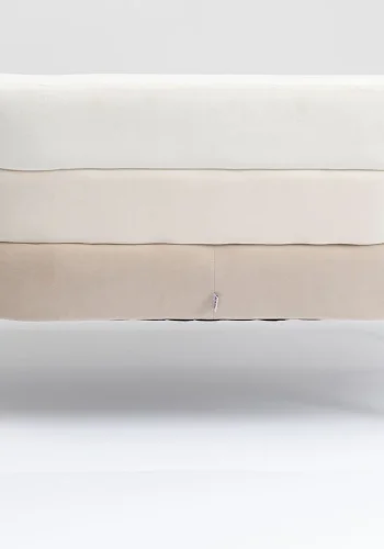 KARE DESIGN Sandwich Cream 2 pers. sofa - creme polyester og stl