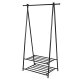 SONGMICS klesstativ, m. 2 hyller - svart jern