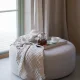 ROWICO Joplin puff �90 lys beige stoff Alice #01 (c4)