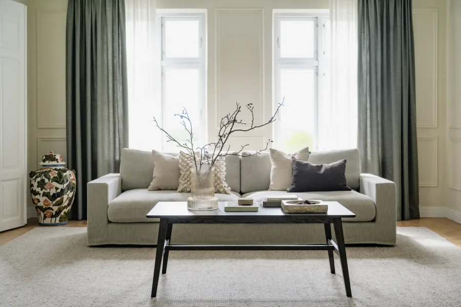 ROWICO Langdon soffa 4-sits sandf�rgat tyg Casual #36