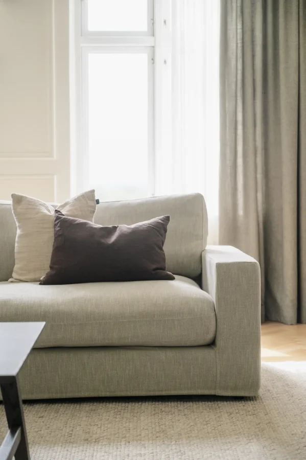 ROWICO Langdon soffa 4-sits sandf�rgat tyg Casual #36