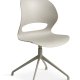 Linea spisebordsstol, med svingfunksjon - stein PVC og steinmetall