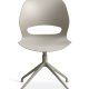Linea spisebordsstol, med svingfunksjon - stein PVC og steinmetall