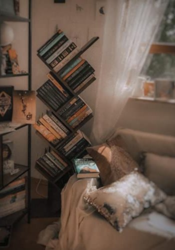 VASAGLE Bücherregal „Tree“ mit 8 Etagen – braune Spanplatte