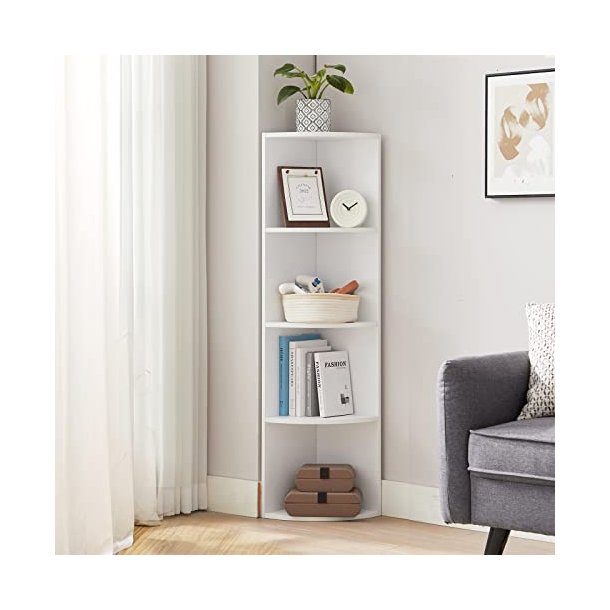 Hjrnereol, m. 4 rum - hvid spnplade 