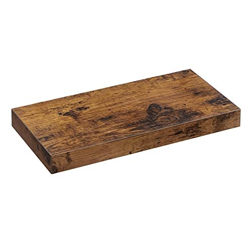 VASAGLE flytende hylle, rektangulr - brun MDF (L:40cm)