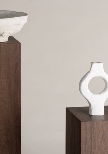 VIND COLLECTION Ramsvik pidestall, firkantet - brun MDF (H:95)