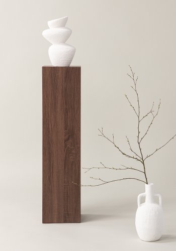 VIND COLLECTION Ramsvik pidestall, firkantet - brun MDF (H:95)