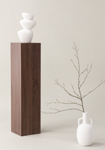VIND COLLECTION Ramsvik pidestall, firkantet - brun MDF (H:95)