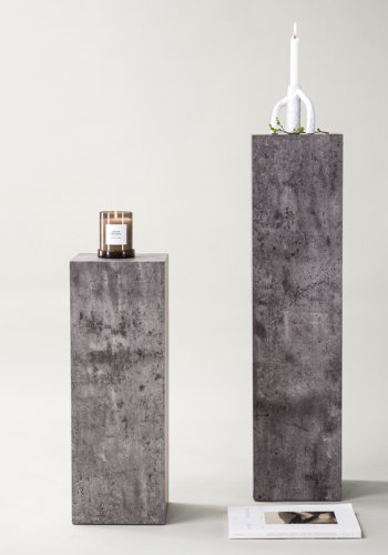 VIND COLLECTION Ramsvik pidestall, firkantet - gr MDF (H:65)