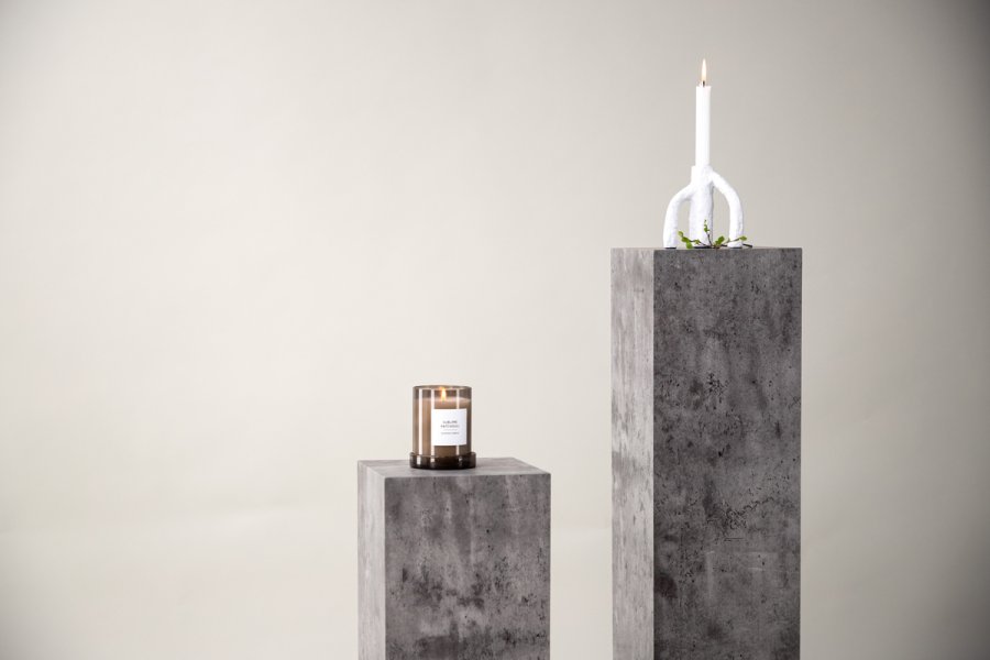 VIND COLLECTION Ramsvik pidestall, firkantet - gr MDF (H:65)