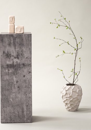 VIND COLLECTION Ramsvik pidestall, firkantet - gr MDF (H:65)