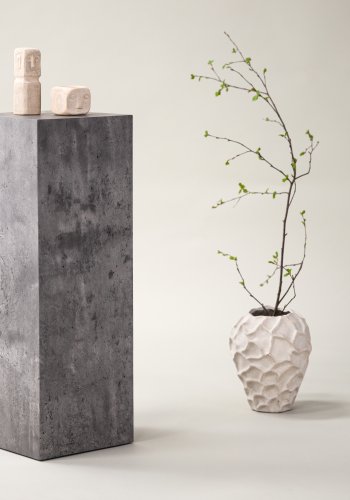 VIND COLLECTION Ramsvik pidestall, firkantet - gr MDF (H:65)