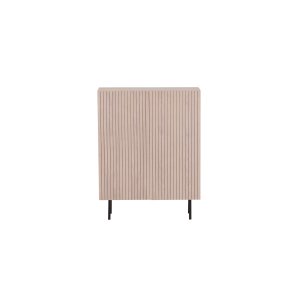 VIND KOLLEKTION Bjrkn Hgskp, m. 2 drrar och 3 hyllplan - vitmlad faner och svart stl